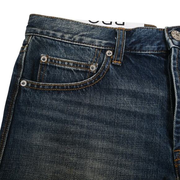 BDG Womens 27W Tom Girl Mid Rise Button Fly Jean Shorts NEW - Picture 3 of 9